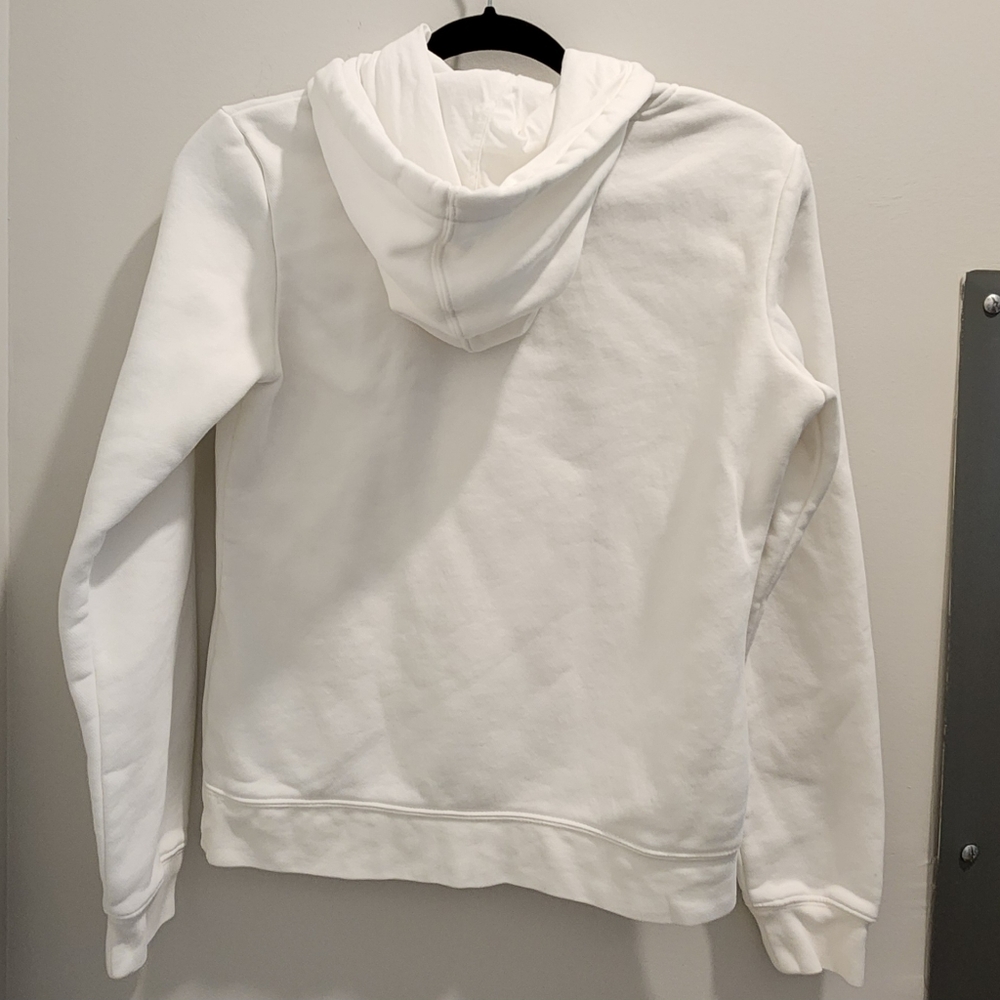 Nike White NC Elite Volleyball Hoodie with Black Embroidered Logo - Picture 6 of 6